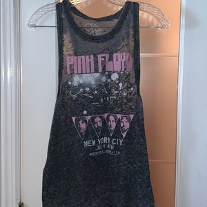 Chaser Burnout Pink Floyd Tank Top